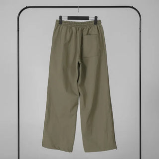 Camz Front Pocket Elastic Waist Wide Pants