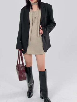 Le'e Button Midi Jacket