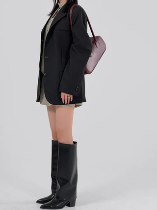 Le'e Button Midi Jacket