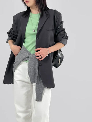 Le'e Button Midi Jacket