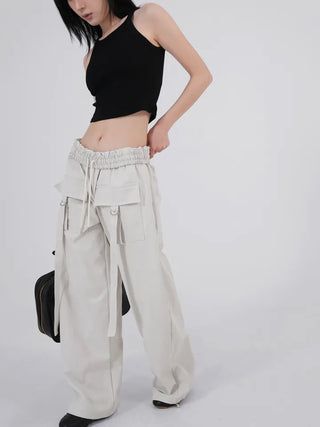 Tab Halterneck Crop Sleeveless