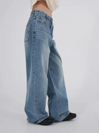 Knox Vintage Washed Wide Denim