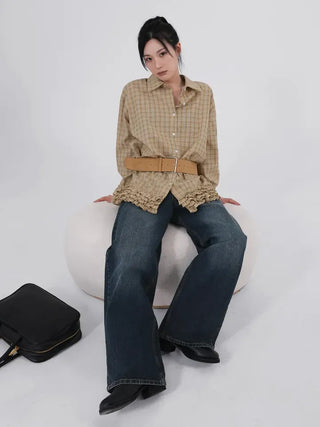 Knox Vintage Washed Wide Denim