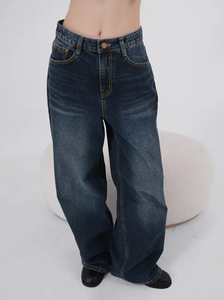 Knox Vintage Washed Wide Denim