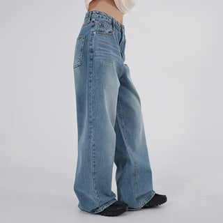 Knox Vintage Washed Wide Denim