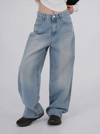 Knox Vintage Washed Wide Denim