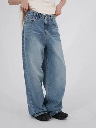 Knox Vintage Washed Wide Denim