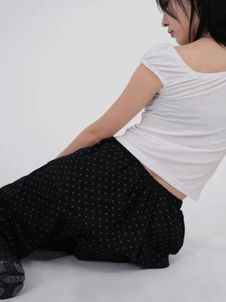 Karoa Off-shoulder Puff T-shirt