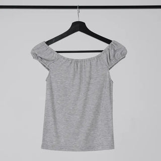 Karoa Off-shoulder Puff T-shirt