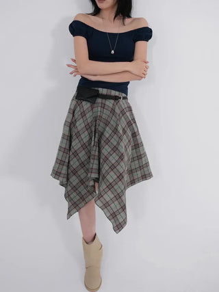 Karoa Off-shoulder Puff T-shirt
