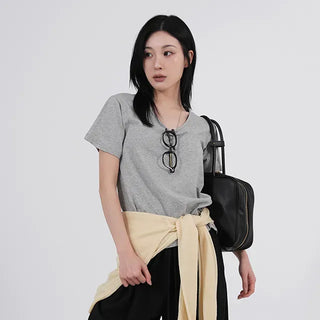Ravi Basic U-neck Short Sleeve T-shirt