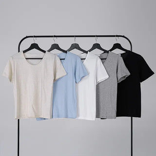 Ravi Basic U-neck Short Sleeve T-shirt