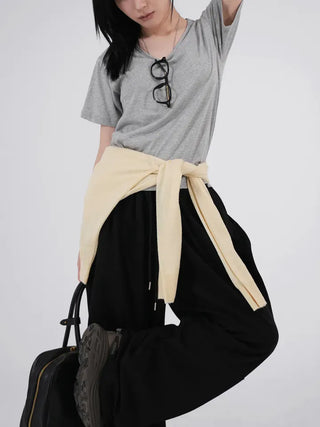 Rocamp Cut-out String Wide Pants