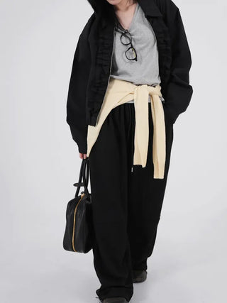 Rocamp Cut-out String Wide Pants