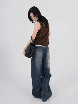 Tar Layered Rock Sleeveless
