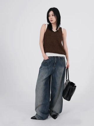 Tar Layered Rock Sleeveless