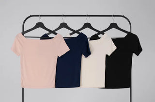Sonar Semi-Square Neck Short Sleeve Tee
