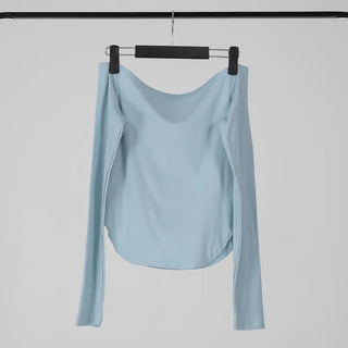 Lane Bloom Ribbon Off-shoulder T-shirt