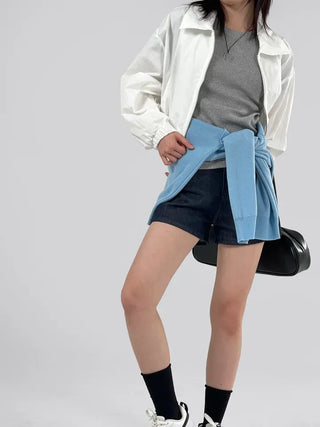 Kuni Raw Denim Half Pants