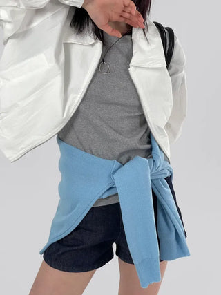 Kuni Raw Denim Half Pants