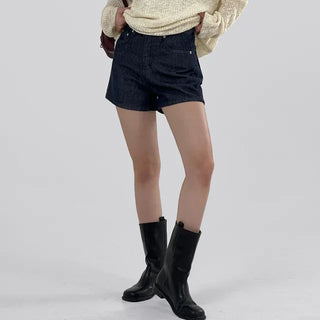 Kuni Raw Denim Half Pants