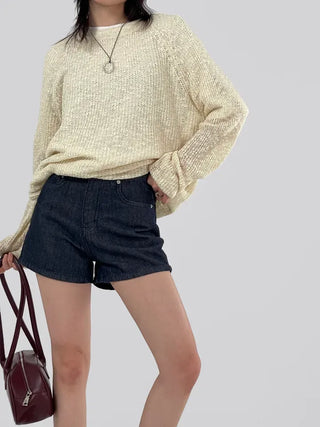 Kuni Raw Denim Half Pants