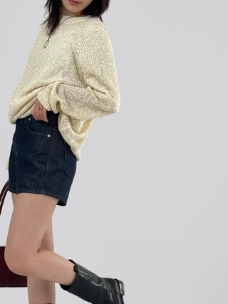 Kuni Raw Denim Half Pants