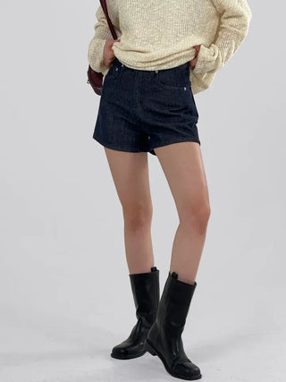 Kuni Raw Denim Half Pants