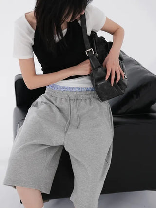 Lemo Square Neck Basic Short Sleeve T-shirt
