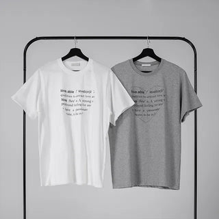 Elia Heart Patch Lettering Short Sleeve T-shirt