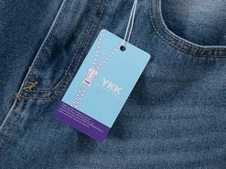 Kuro Catbrush Washed Long Wide Denim Pants