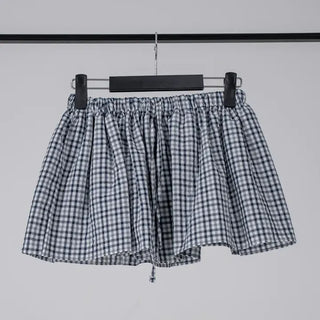 Rope mini layered skirt