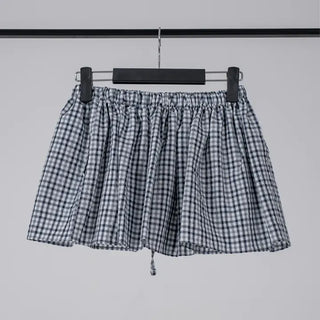 Rope mini layered skirt