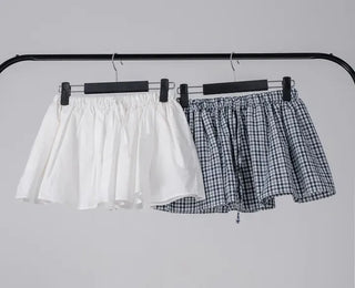 Rope mini layered skirt