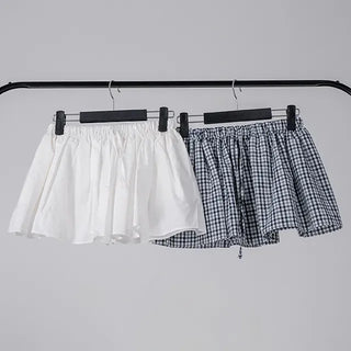 Rope mini layered skirt