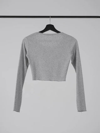 N.IA Necessary Crop Snap Cardigan