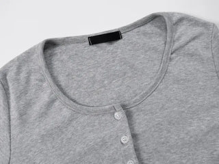 N.IA Necessary Crop Snap Cardigan