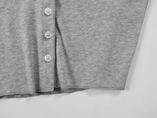 N.IA Necessary Crop Snap Cardigan