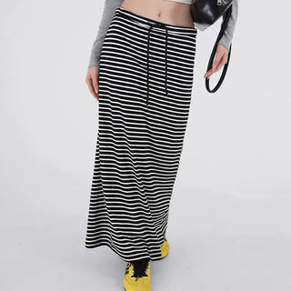 AV Stripe Maxi Pencil Skirt
