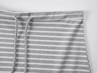 AV Stripe Maxi Pencil Skirt