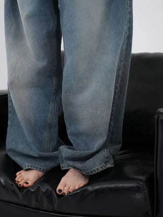 Lucen Diamond Long Wide Denim Pants
