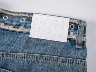 Lucen Diamond Long Wide Denim Pants