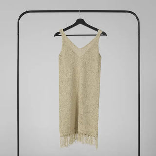 Wenlis Fringe Mini Dress