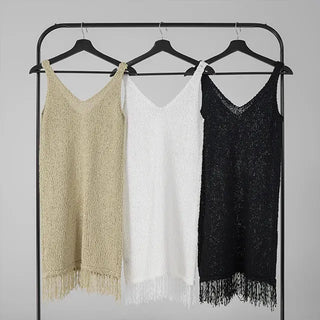 Wenlis Fringe Mini Dress