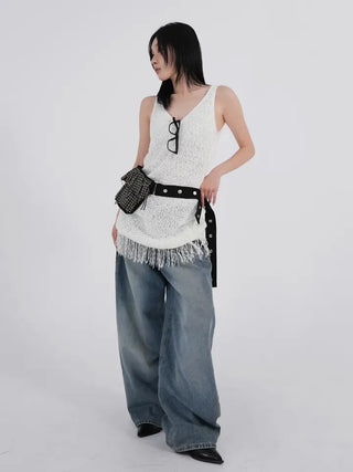 Wenlis Fringe Mini Dress