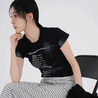 Kallen Scratch Lettering Short Sleeve T-shirt