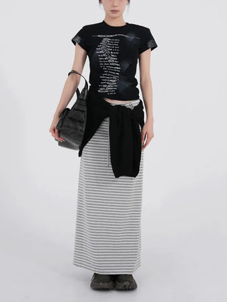 Kallen Scratch Lettering Short Sleeve T-shirt