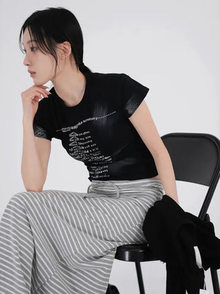 Kallen Scratch Lettering Short Sleeve T-shirt