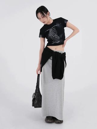 Kallen Scratch Lettering Short Sleeve T-shirt