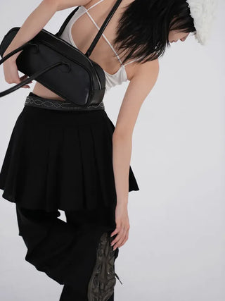 Kashiren Backless Crop Sleeveless